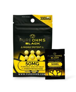 Pure Ohms Black Highly Potent 7-Hydroxymitragynine Tablet 50mg